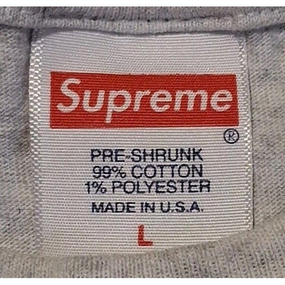 Supreme System T Shirt Mens Lrg White Crew Neck Pullover Short Sleeve Authentic - Picture 3 of 8